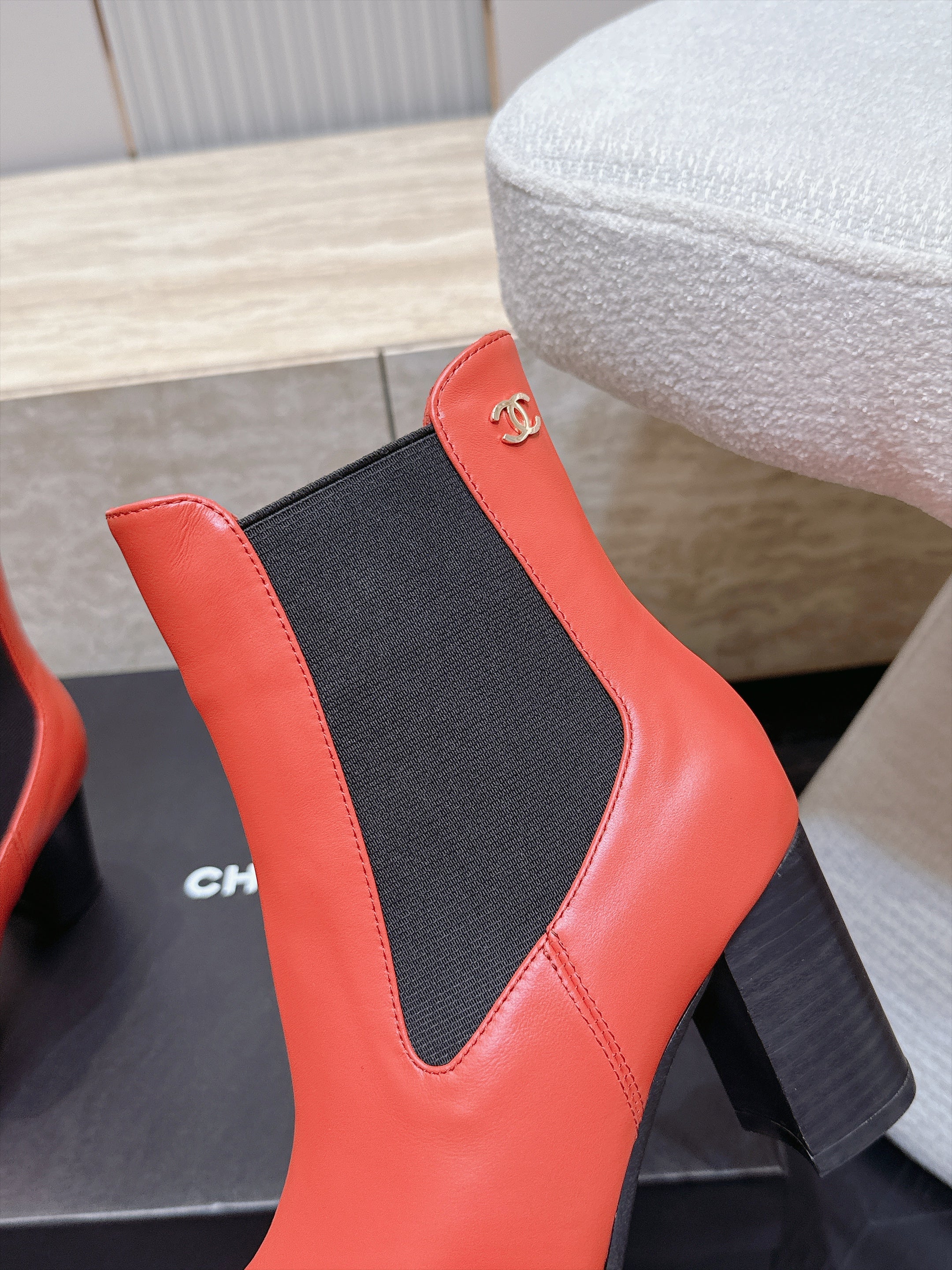 CC Autumn/Winter 2026 Ankle Boots 7cm Red Calfskin 954120