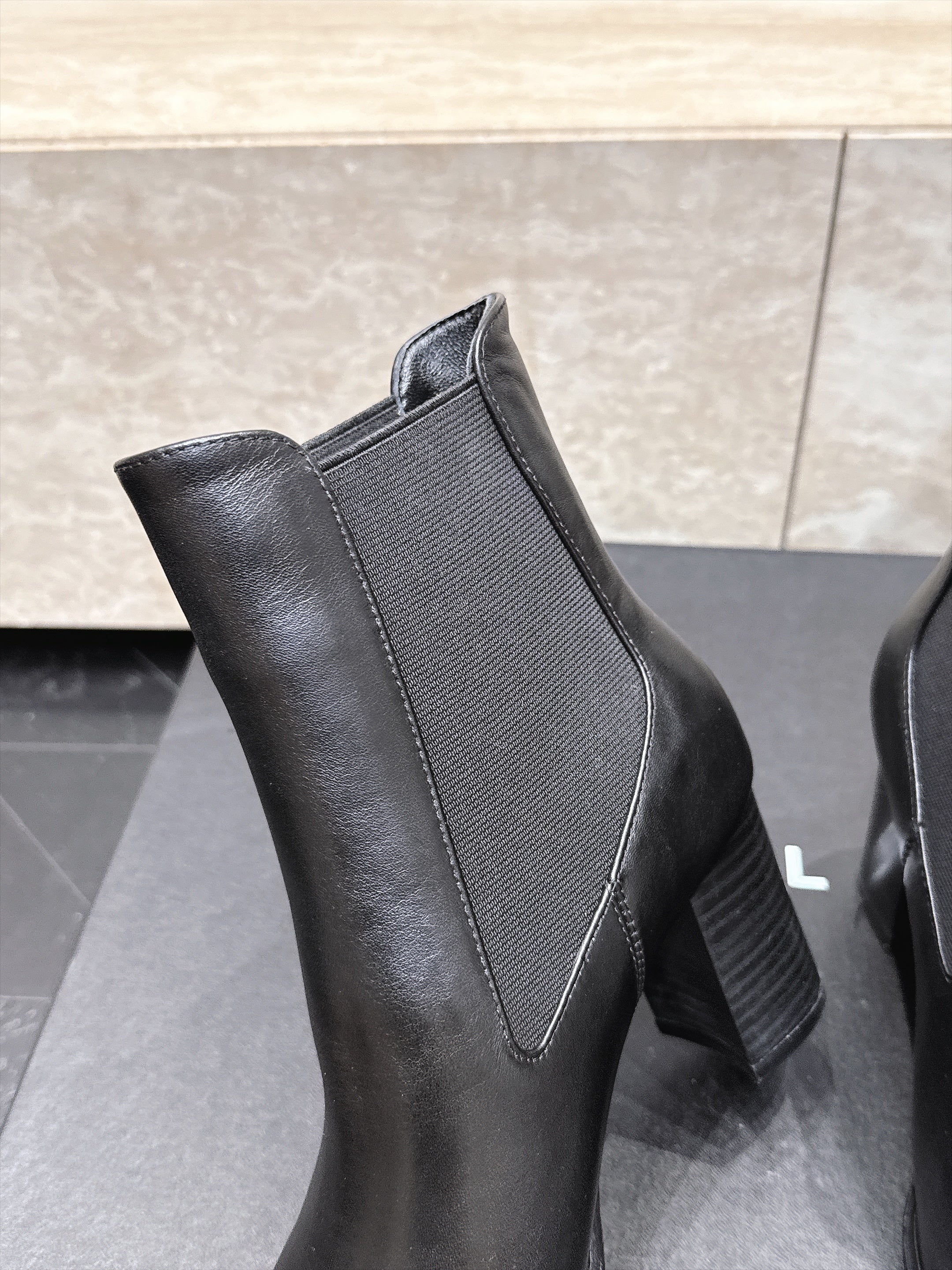 CC Autumn/Winter 2026 Ankle Boots 7cm Black Calfskin 954121