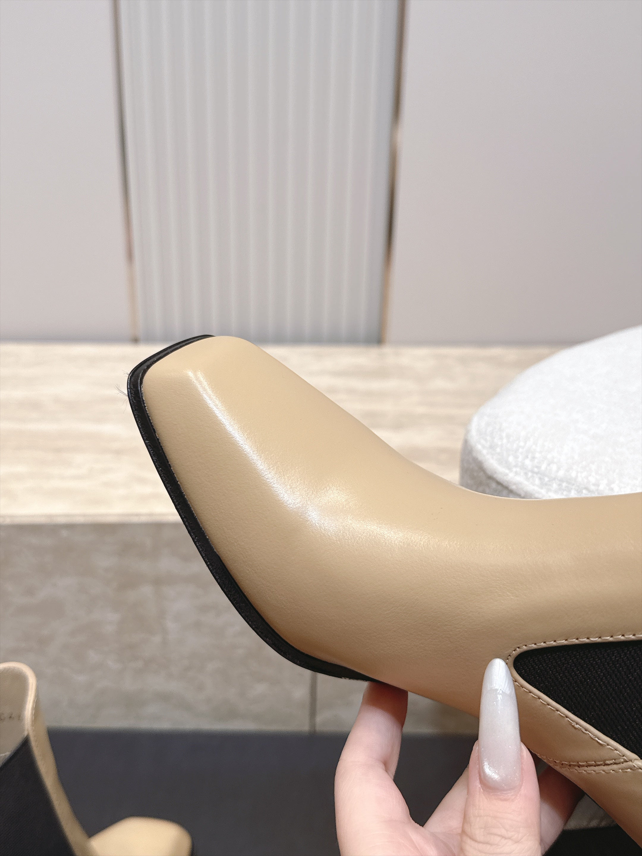 CC Autumn/Winter 2026 Ankle Boots 7cm Beige Calfskin 954123