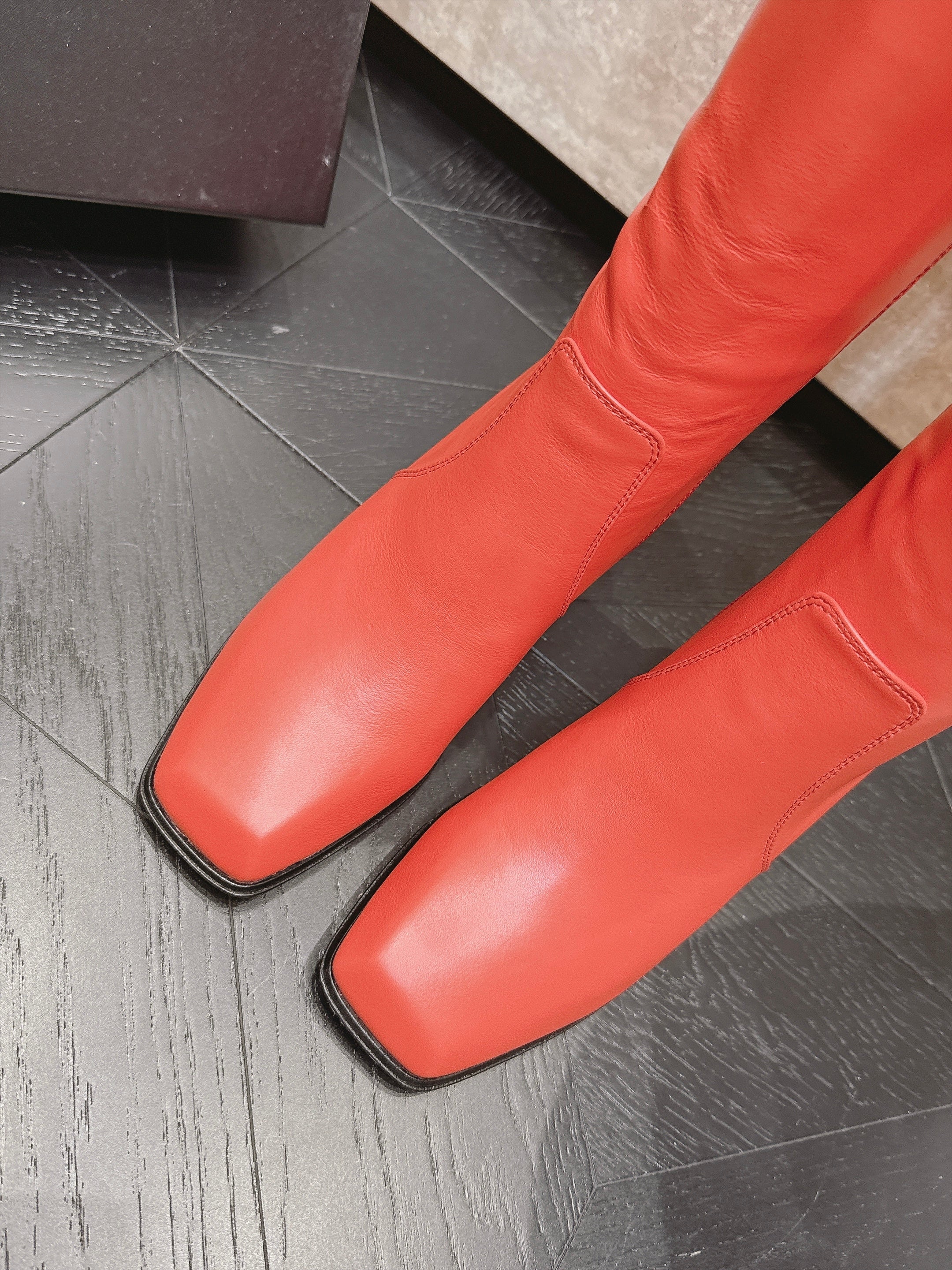 CC Autumn/Winter 2026 Boots 7cm Red Calfskin 954129