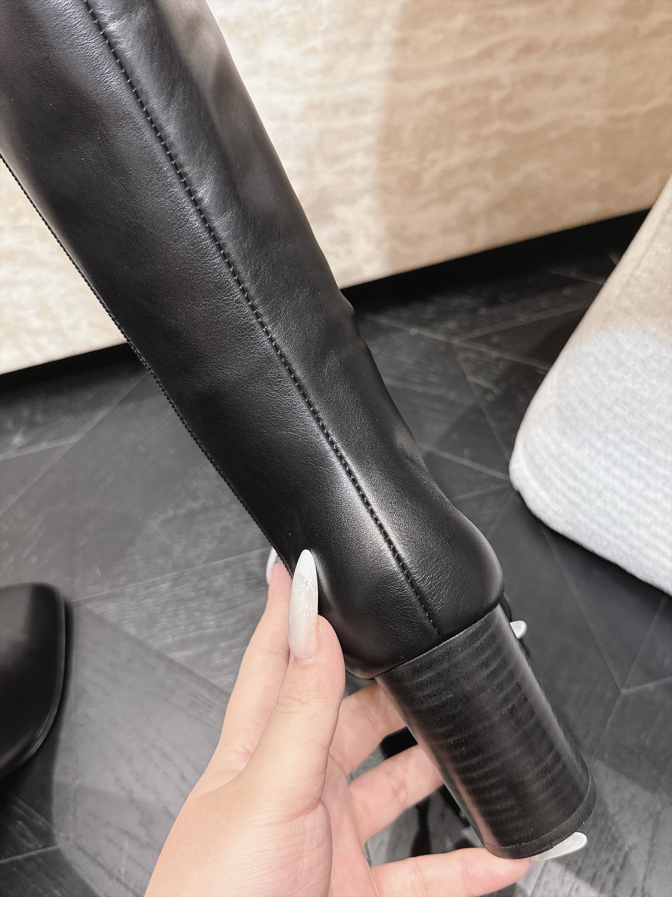 CC Autumn/Winter 2026 Boots 7cm Black Calfskin 954131