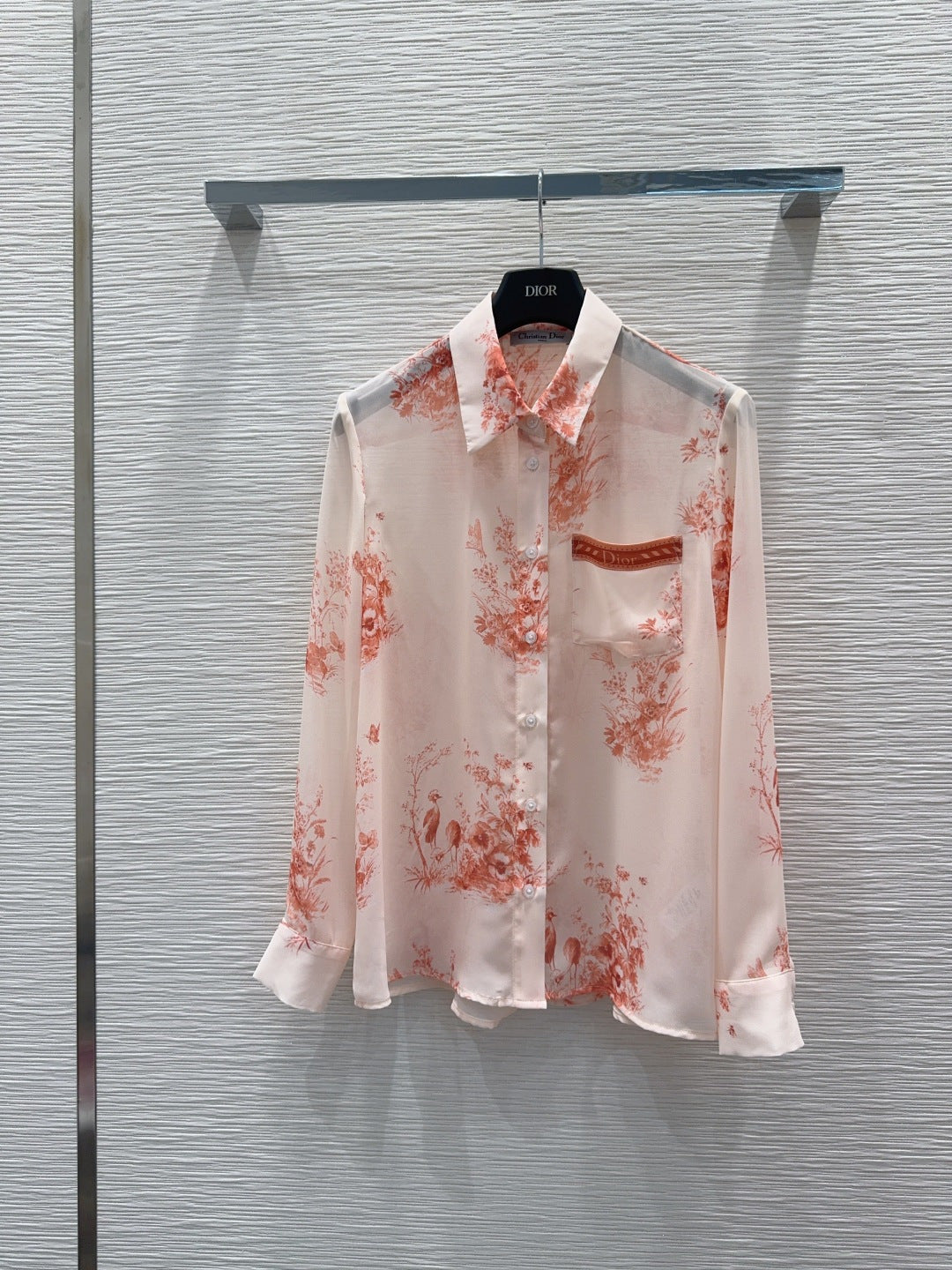 CD 26s Set Shirt Skirt Suit Light Orange Polyester 395008