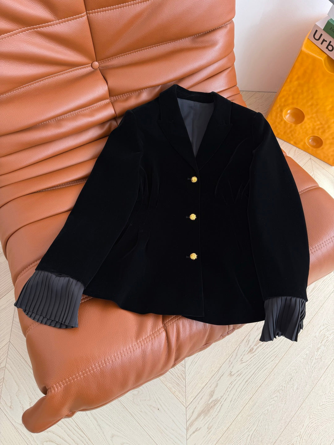 CC 26s Metallic Embellished Suit Black Velvet 340167