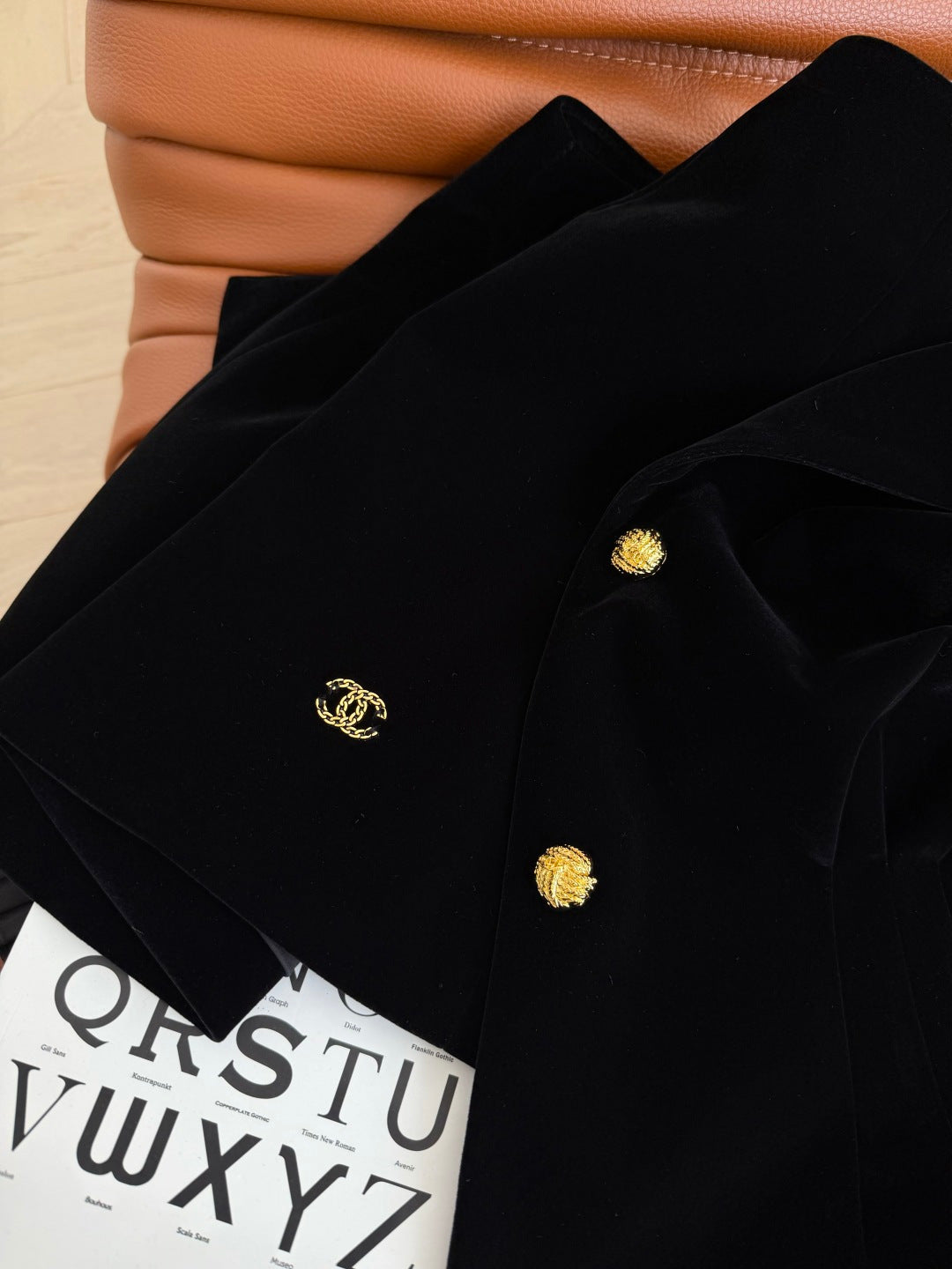 CC 26s Metallic Embellished Suit Black Velvet 340167