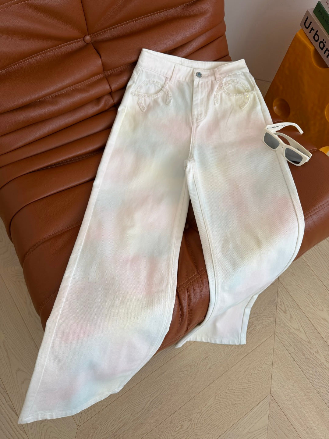 CC 26s Long Pant Rainbow Gradient Washed Denim