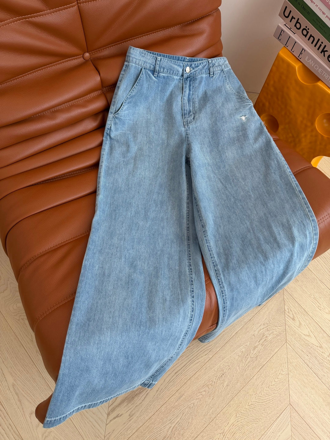 CC 26s Stretch V-neck Denim Vest & Leg Pant 396152