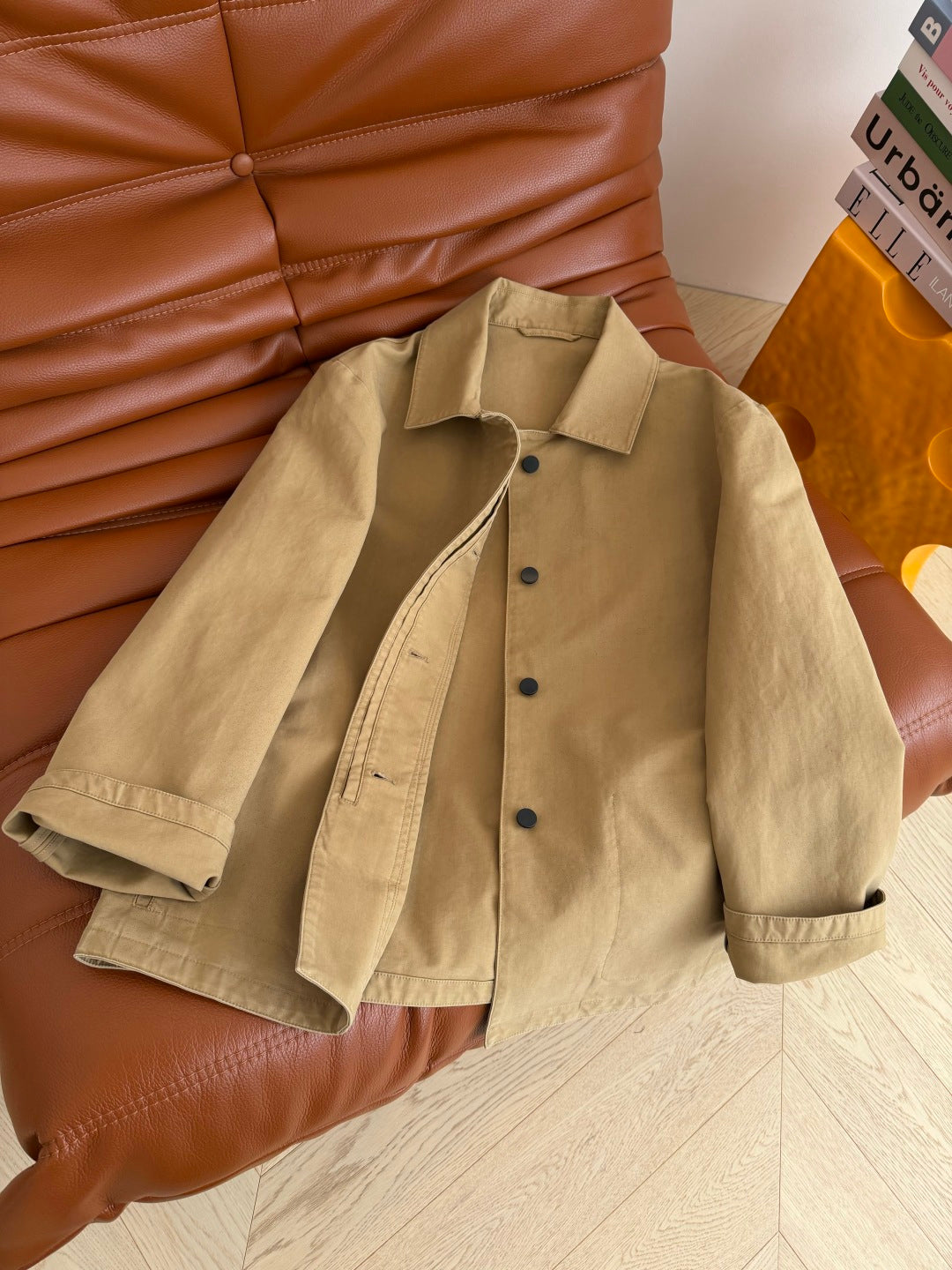 The Row 26s Trench Coat Khaki Cotton 424292