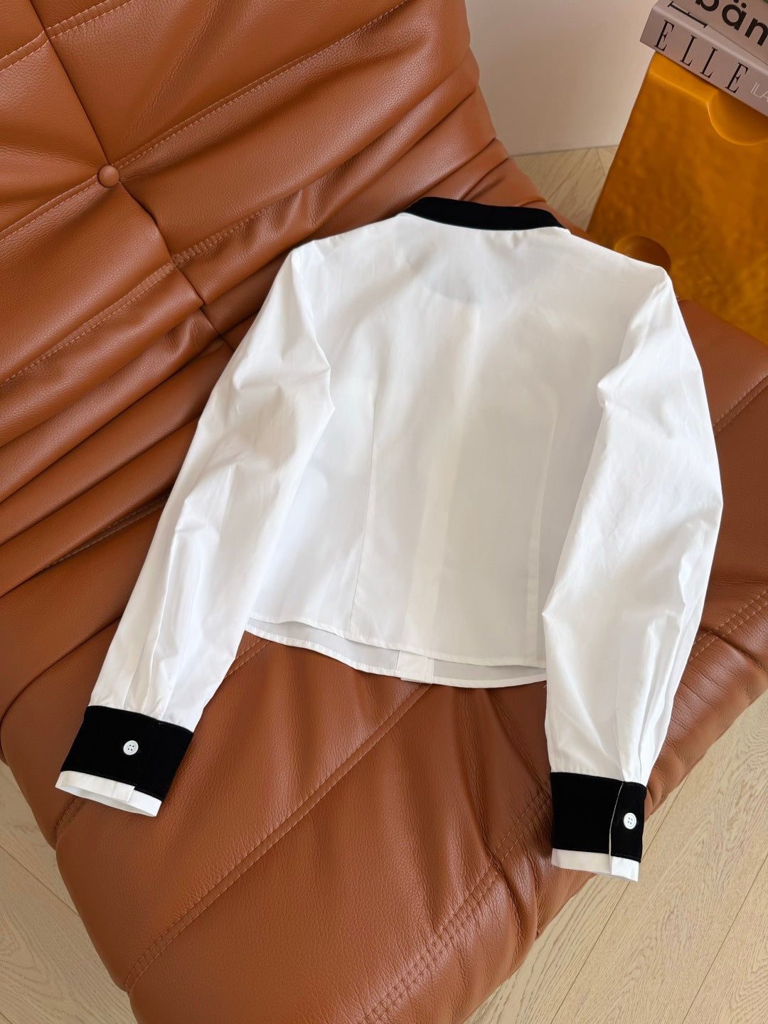 CC 26s Retro-Style Shirt Black White Cotton 424392