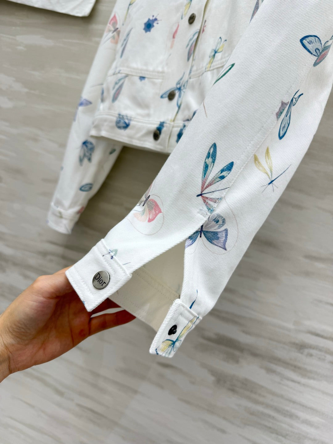 CD Kids' Jacket Ivory Cotton 390588