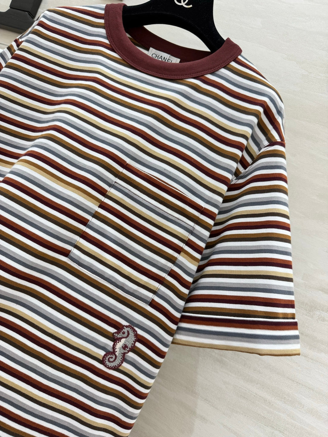 CC Cocobeach T-Shirt Brown Green Cotton 394175