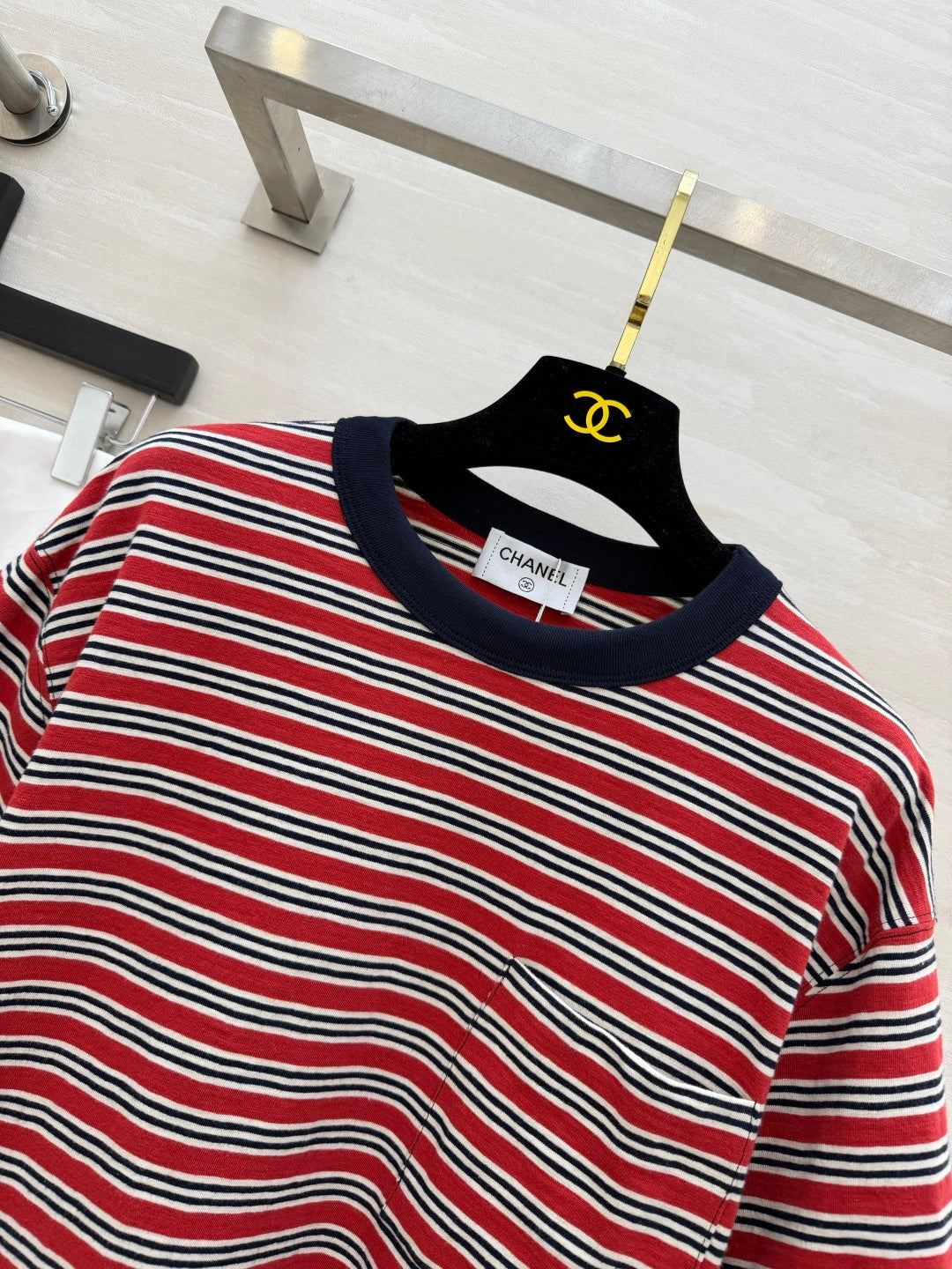 CC Cocobeach T-Shirt Black Red Cotton 394177
