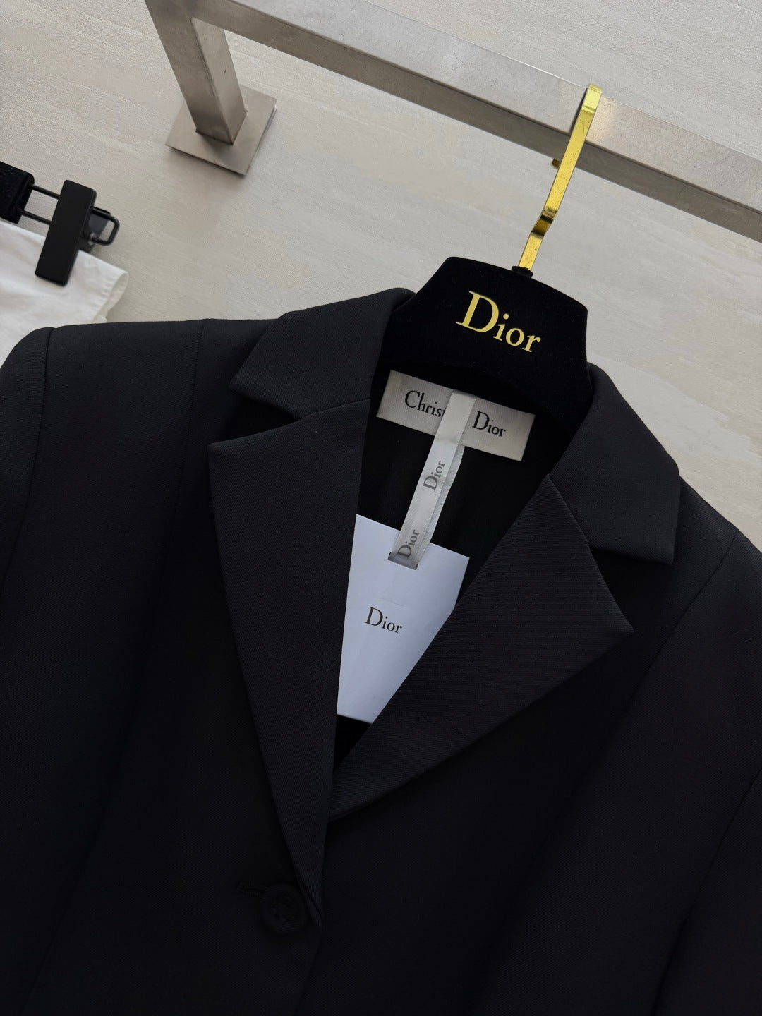 CD 30 Montaigne Bar Jacket Ivory Wool  Silk 394142
