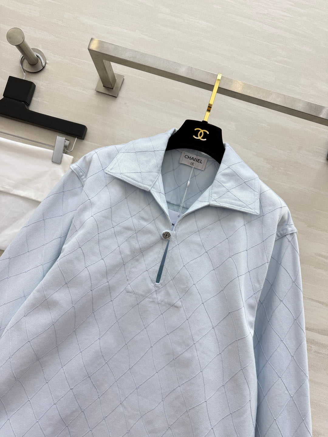 CC 26s Coco Beach Blouse Light Blue Cotton 397018