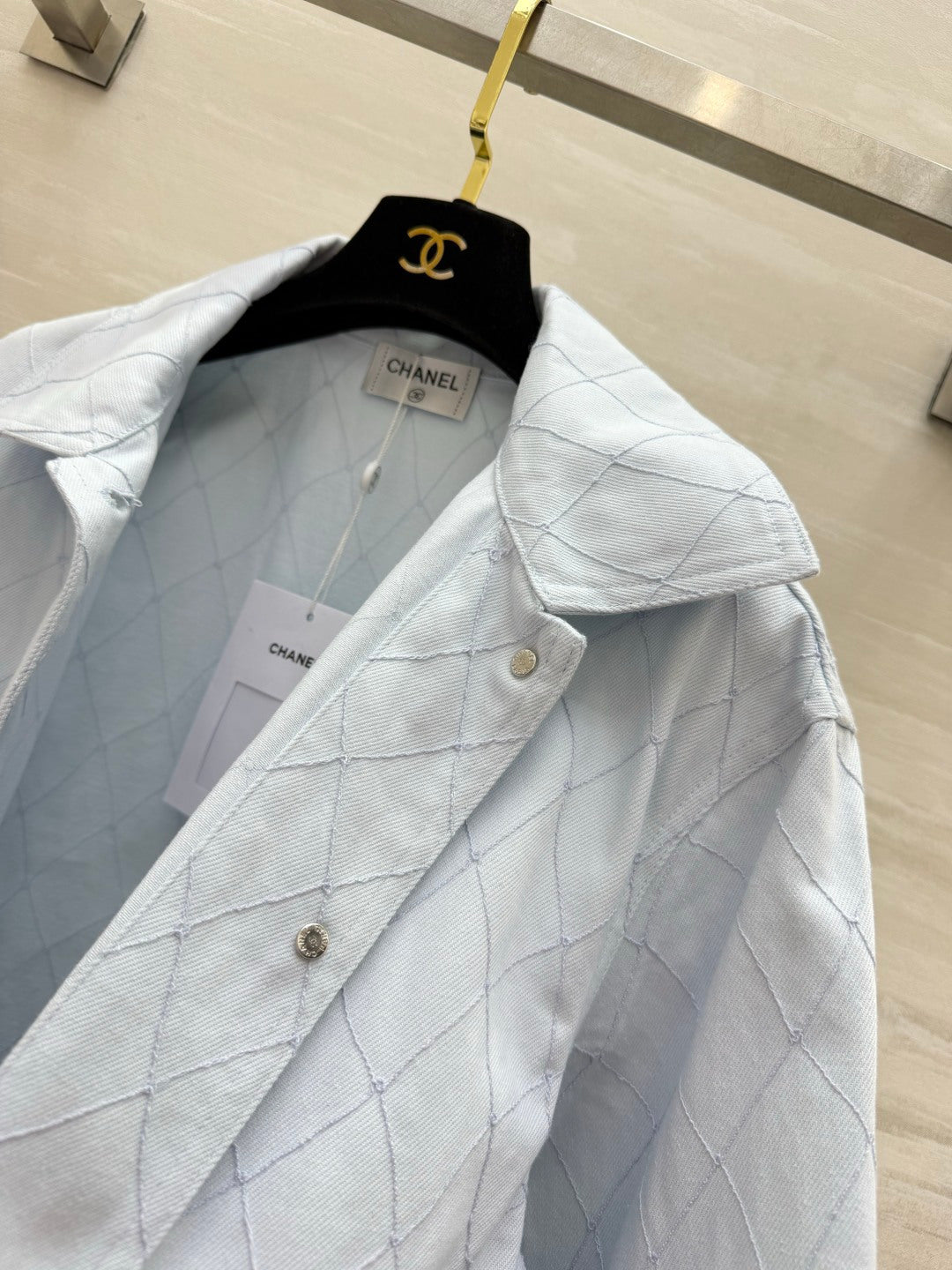 CC 26s Coco Beach Jacket Light Blue Cotton 396995