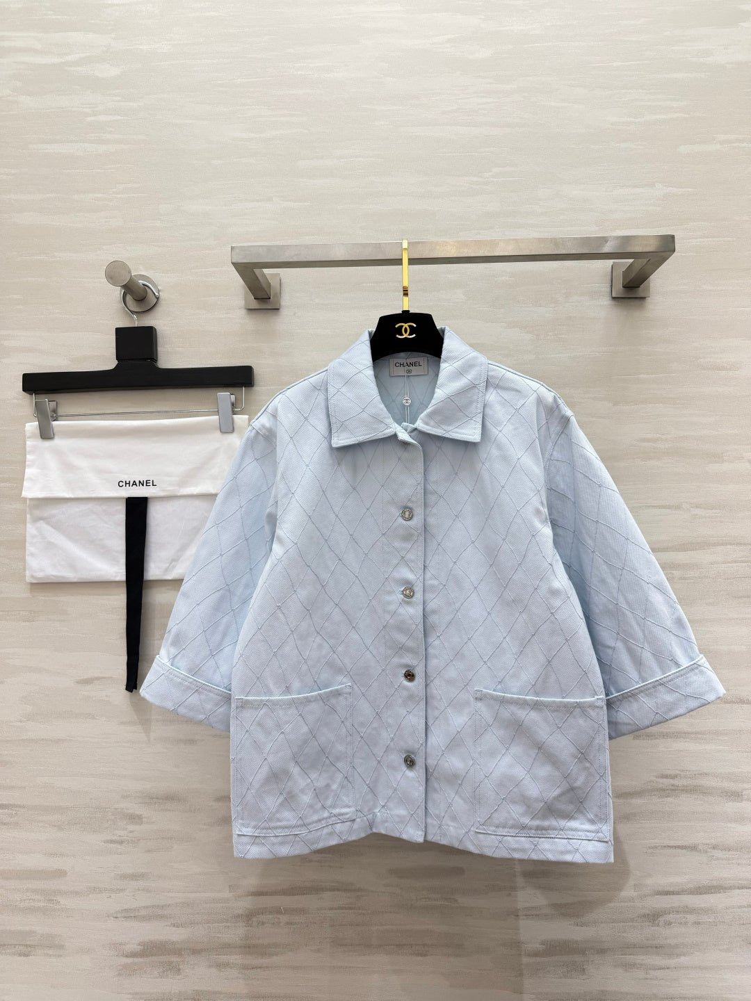 CC 26s Coco Beach Jacket Light Blue Cotton 396995