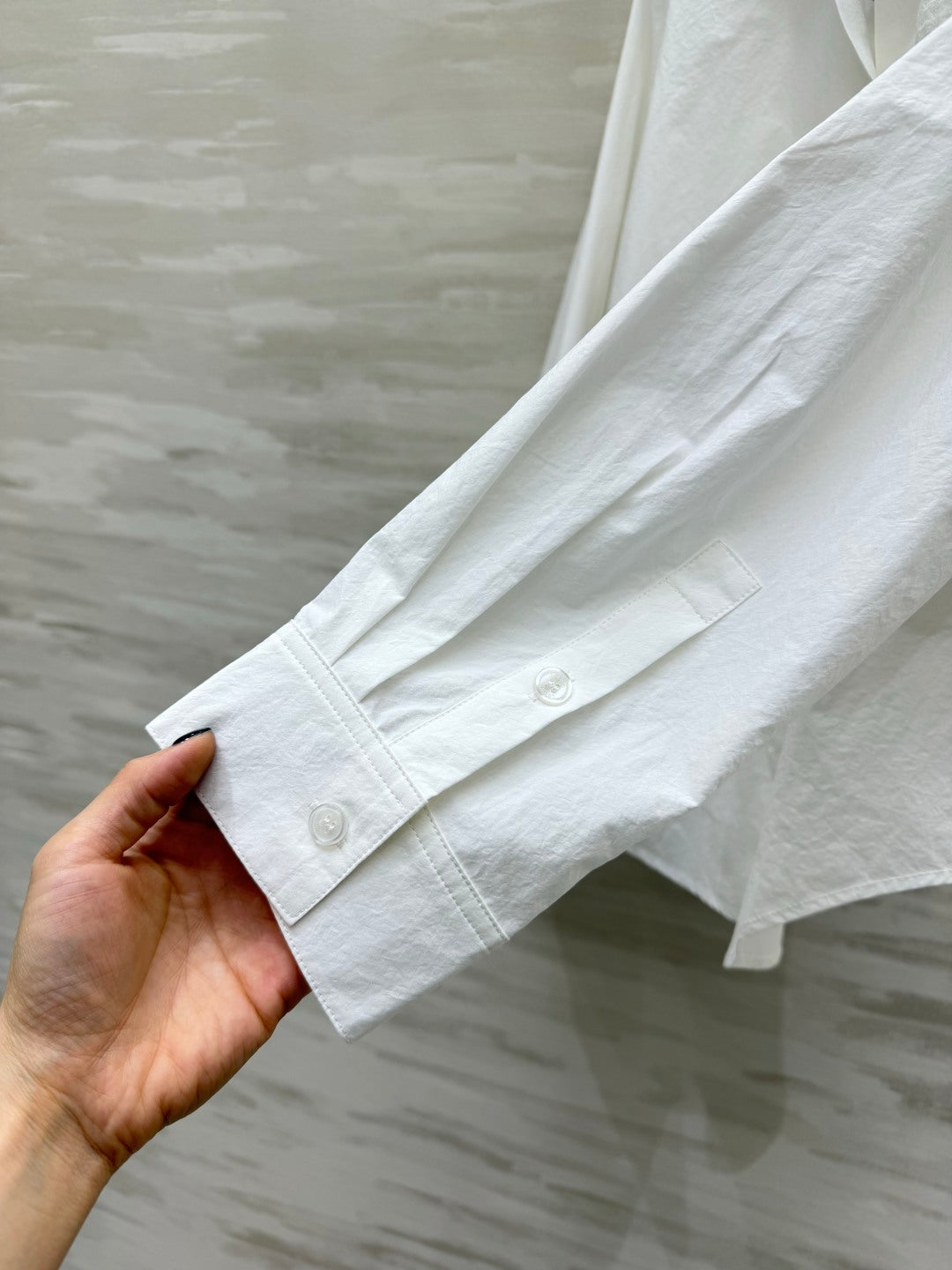 Loewe Embroidered Cotton Shirt White Cotton 410404