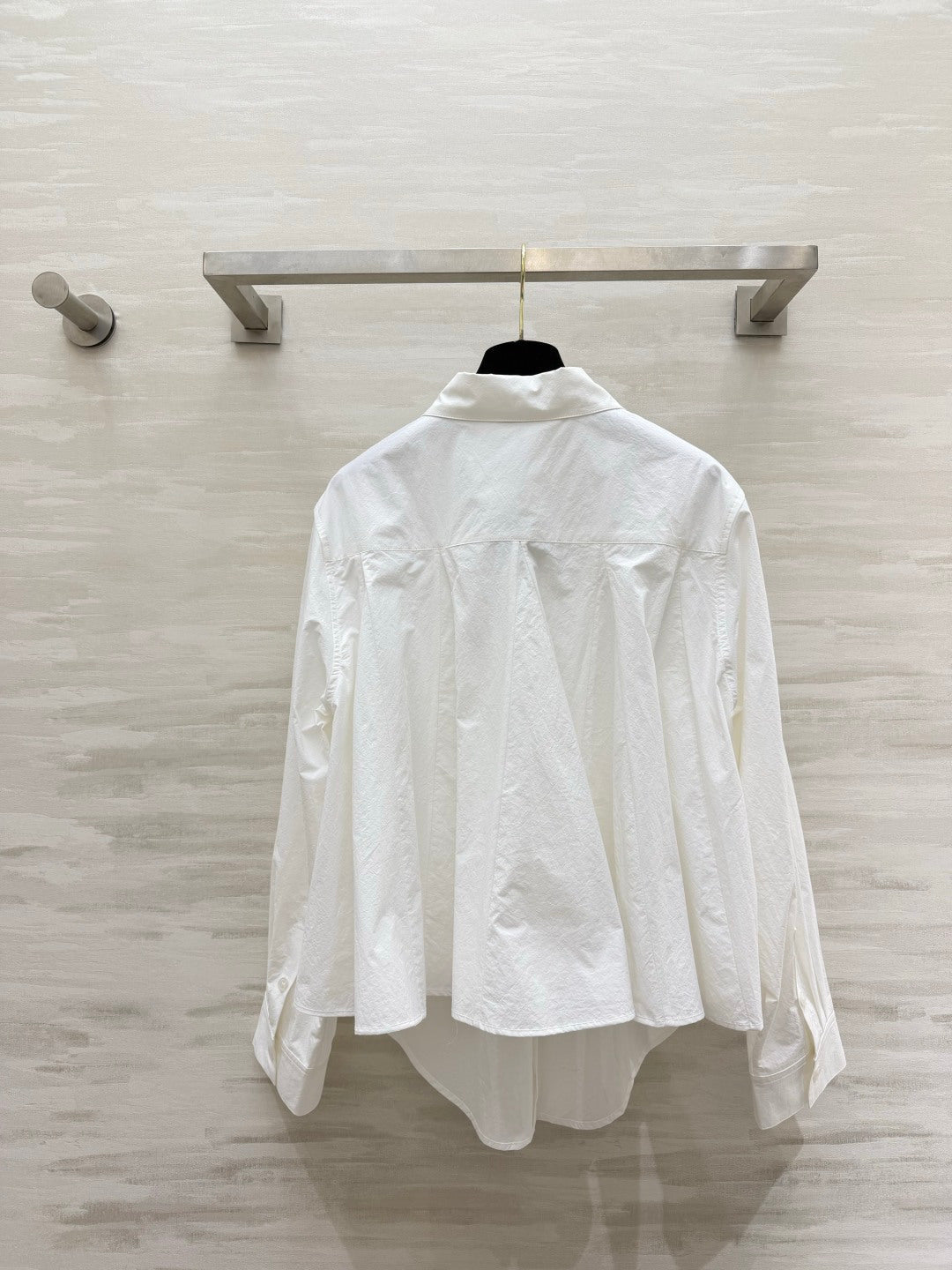 Loewe Embroidered Cotton Shirt White Cotton 410404