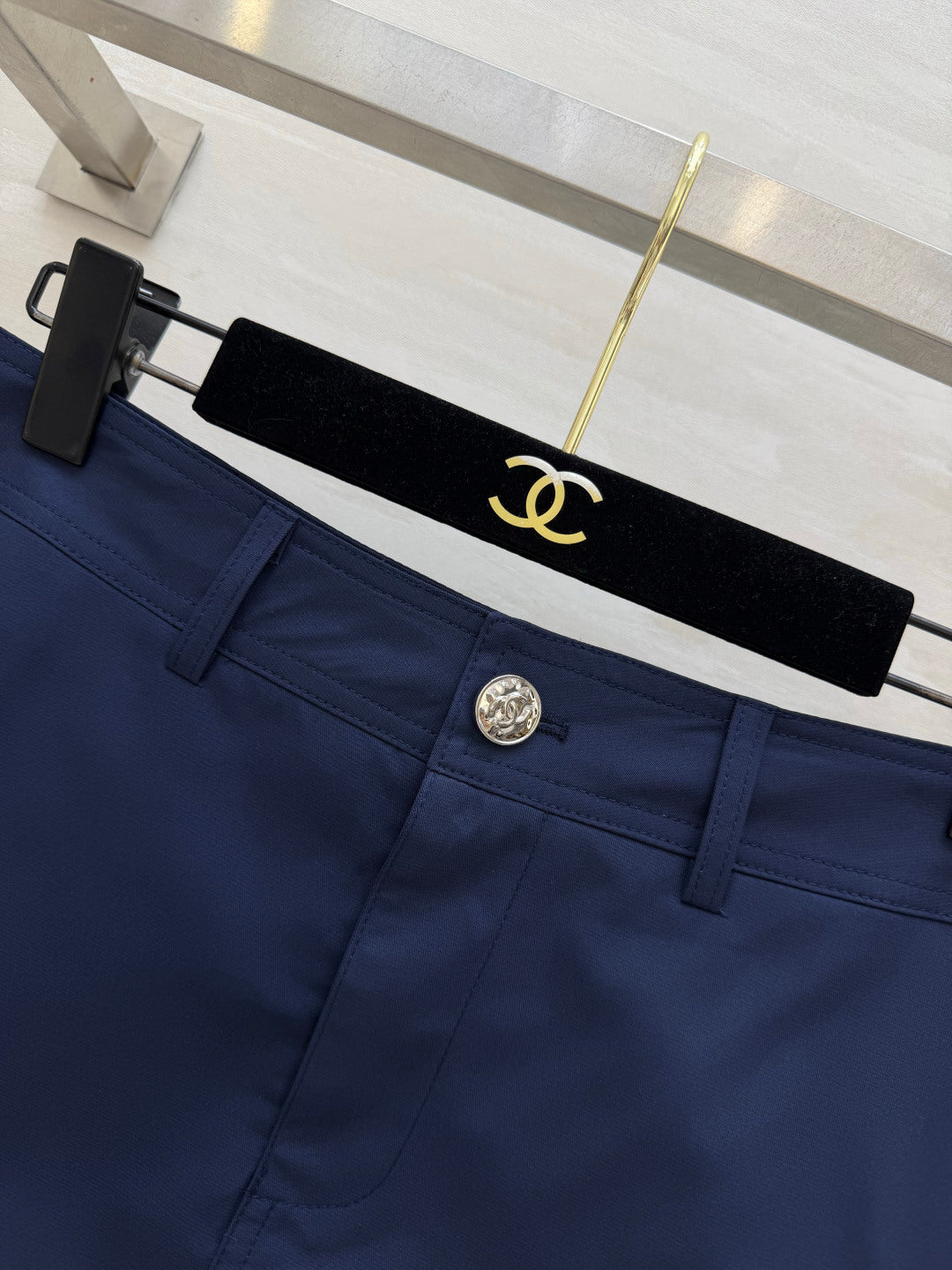 CC 26s Cargo Skirt Dark Blue Cotton 412079