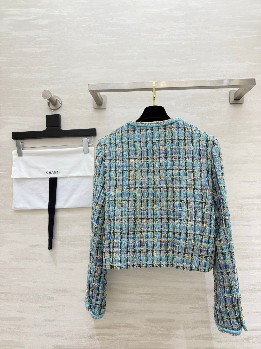 CC 26s Jacket Blue Colorful Tweed 407415