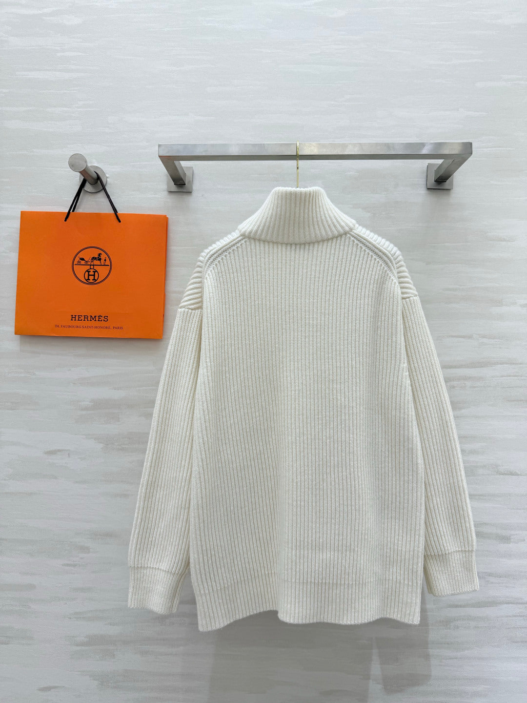 HM 26s Knit Jacket Cream Wool 416010