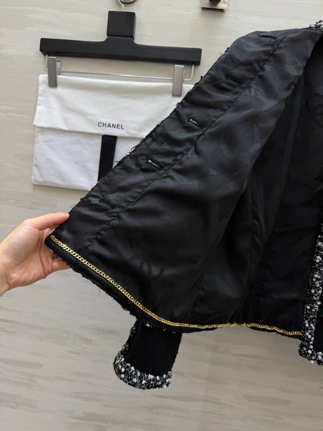 CC 26s Jacket Black Tweed 415968