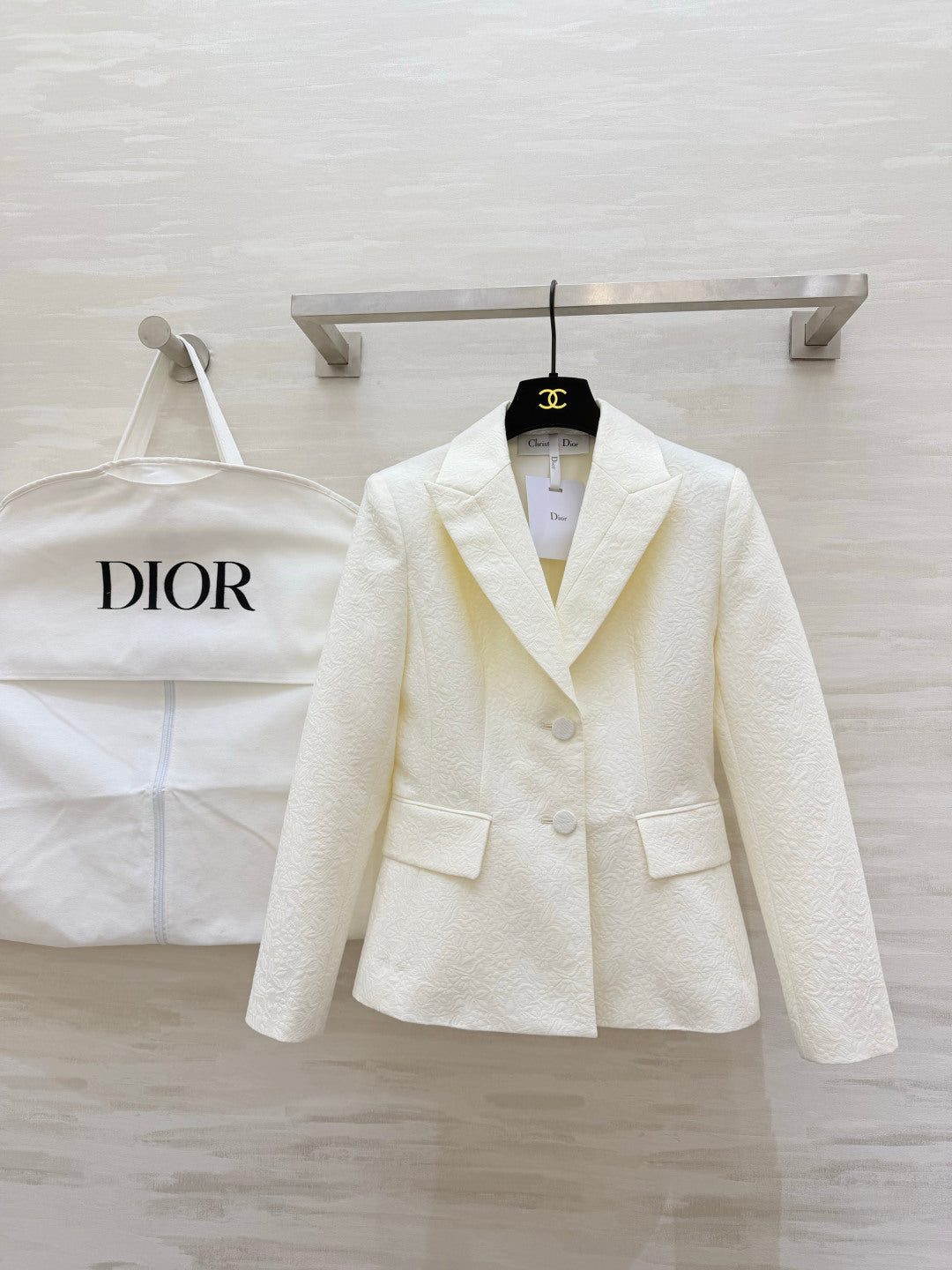 Dior 26s Blazer Off White Jacquard 427465