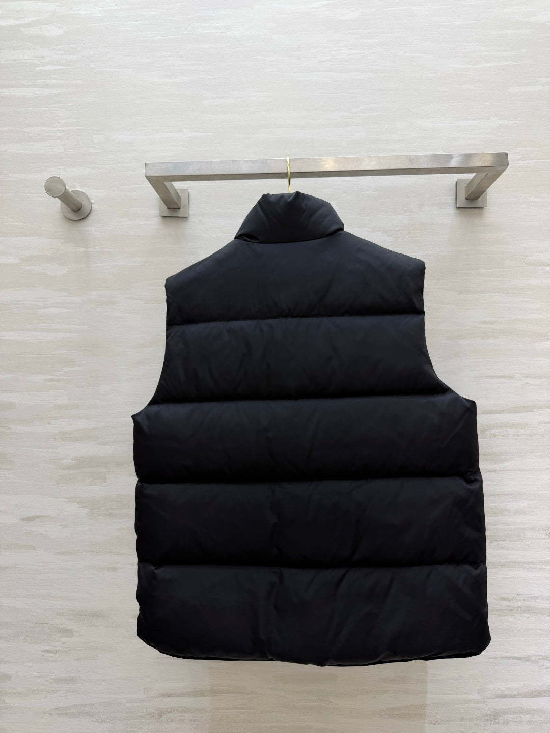 Prada 26s Puffer Vest Black Triangle Logo 427384