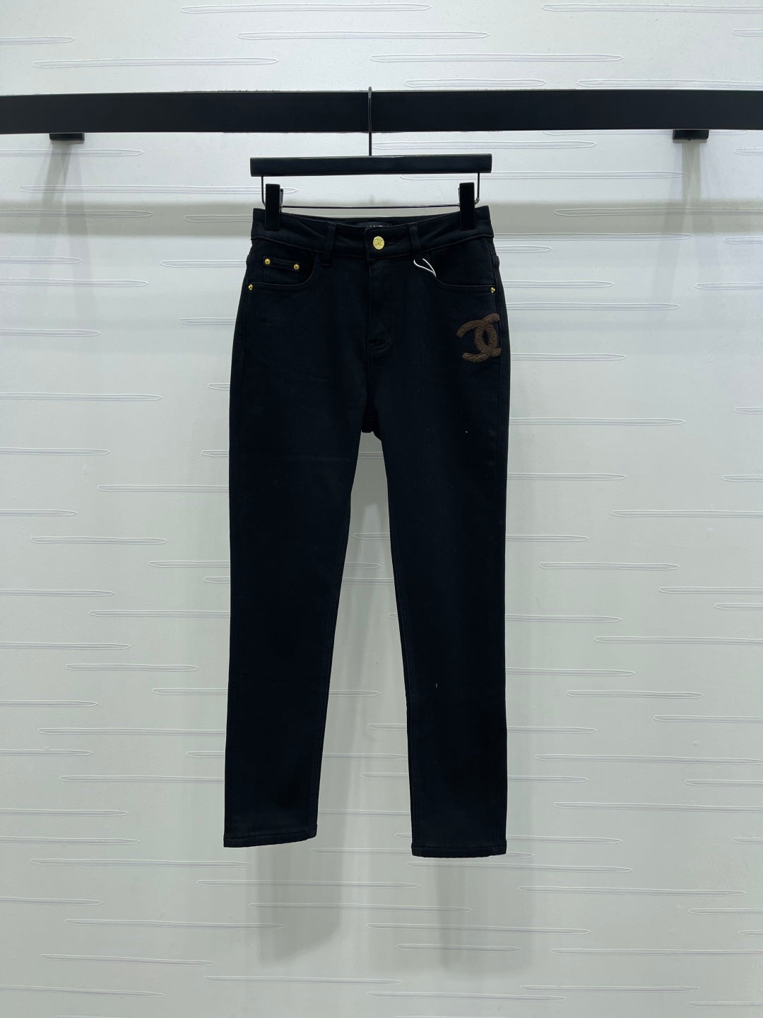 CC Slim-Fit Jeans Black Denim 343625
