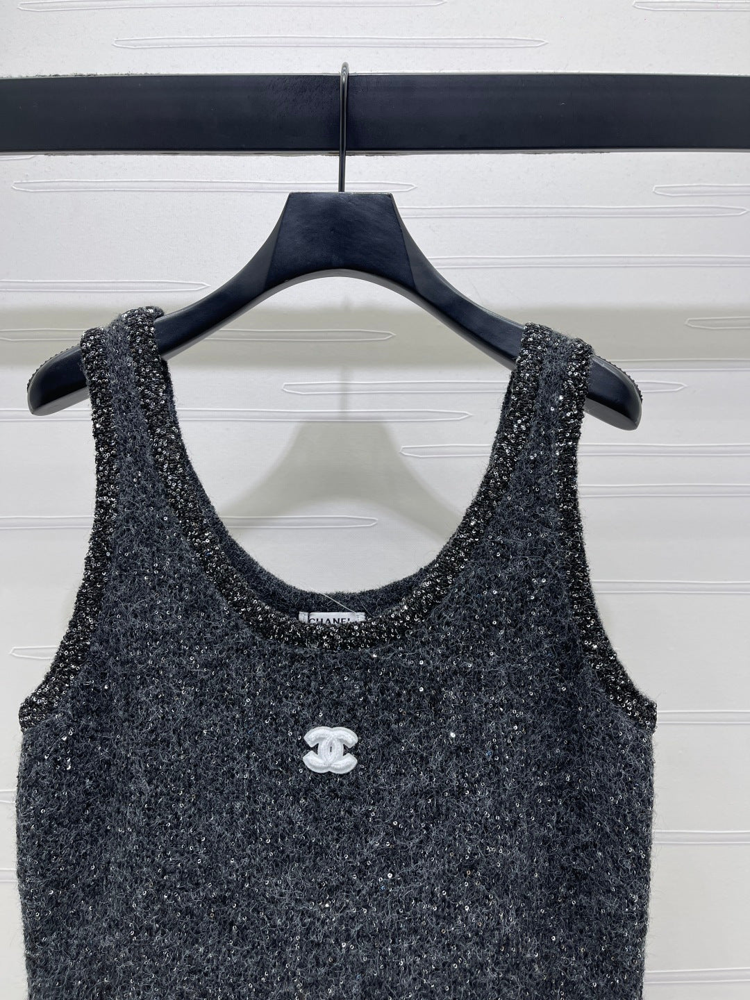 Chanel 26s Dress Black Tweed Knit 446590