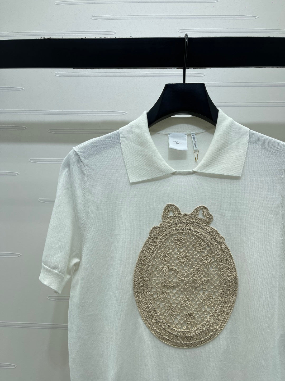 CD Dioriviera Dior Médaillon Short-Sleeved Sweater 392653