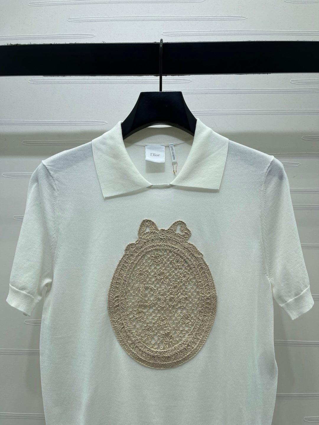 CD Dioriviera Dior Médaillon Short-Sleeved Sweater 392653