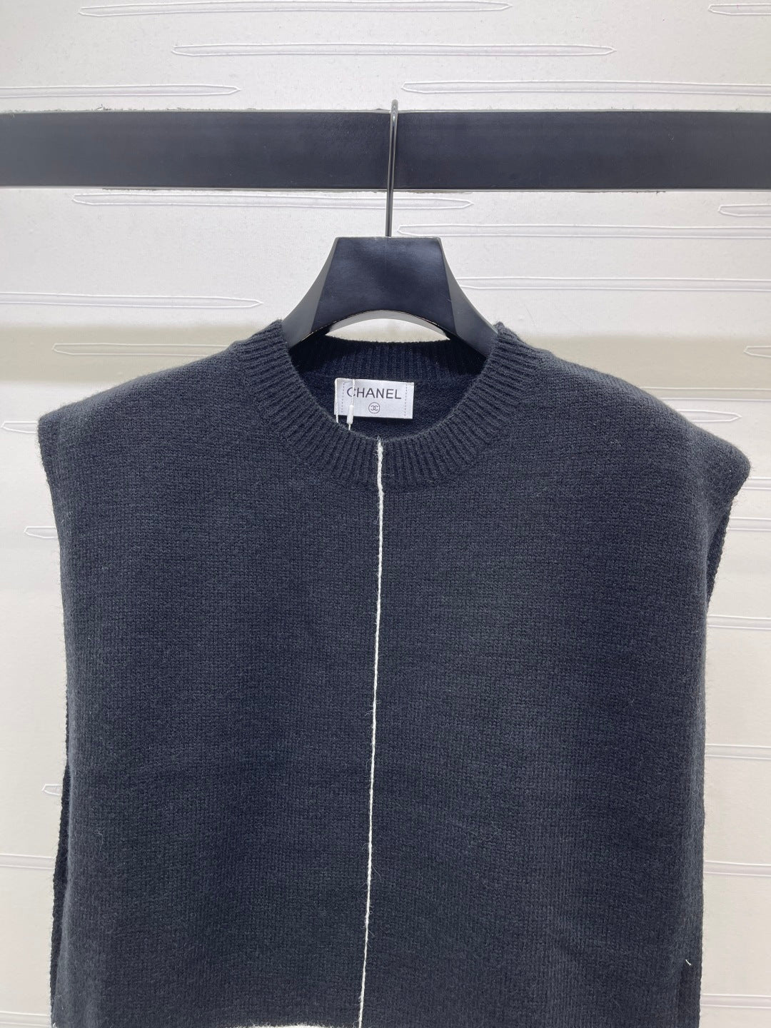Chanel 26s Contrast Knit Vest 1324