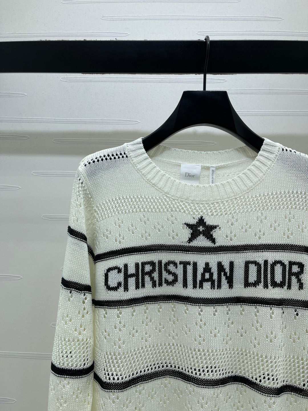 CD 26s Short-Sleeved Sweater White Wool 410778