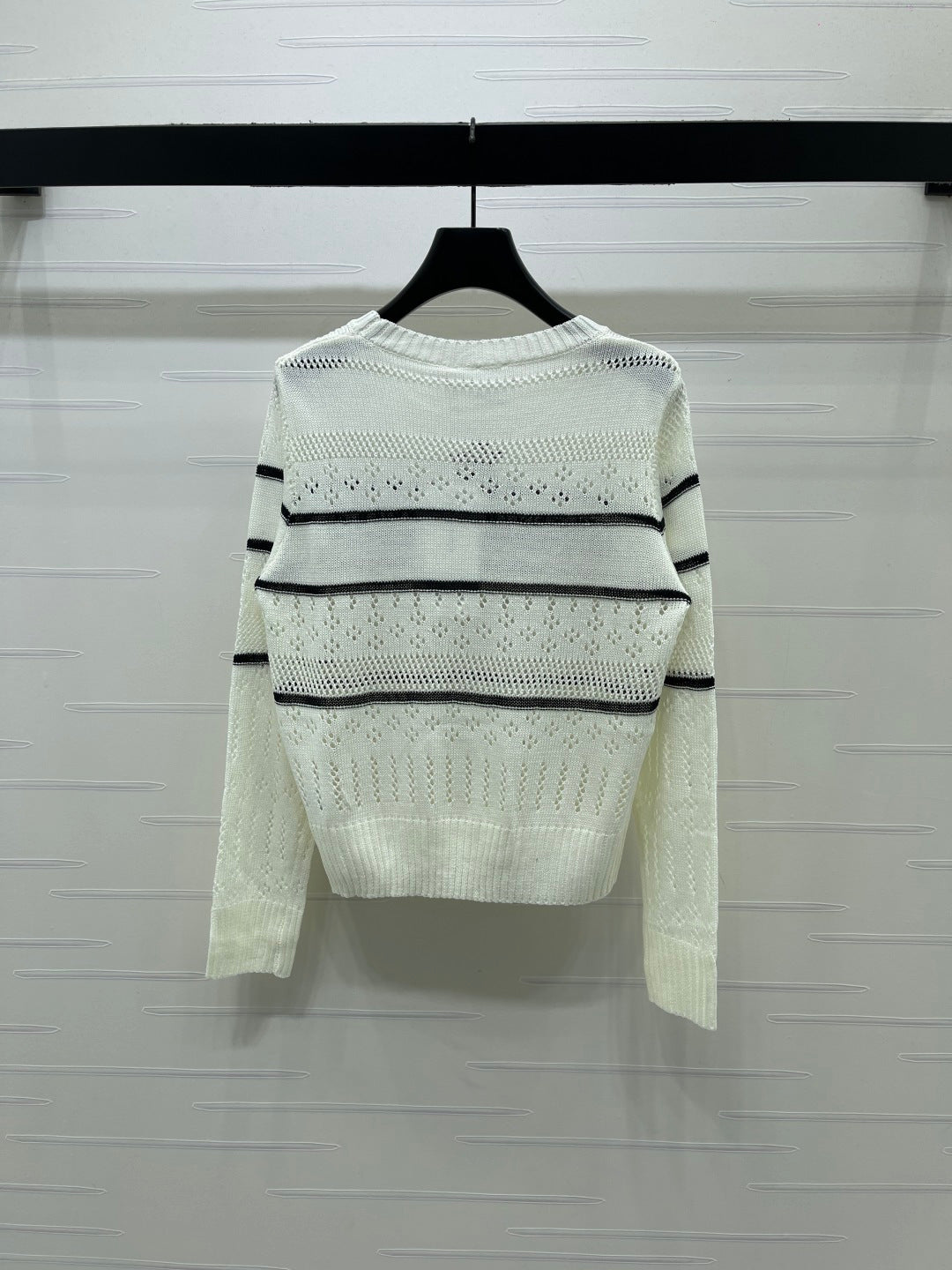 CD 26s Short-Sleeved Sweater White Wool 410778