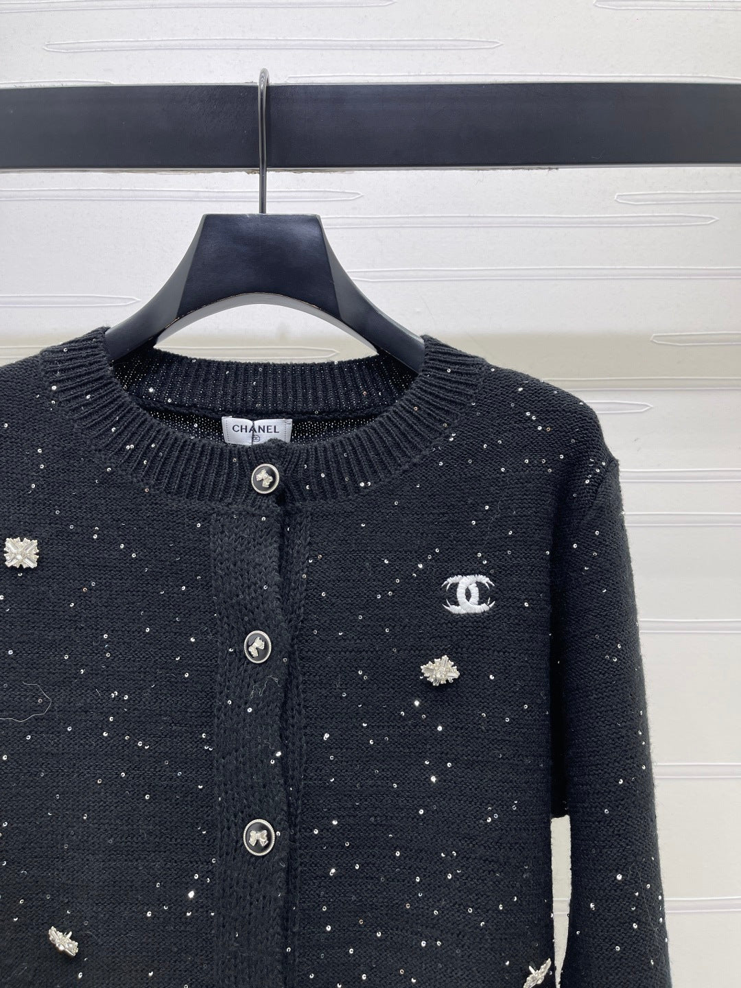 Chanel 26s Sequined Embellished Cardigan 439881