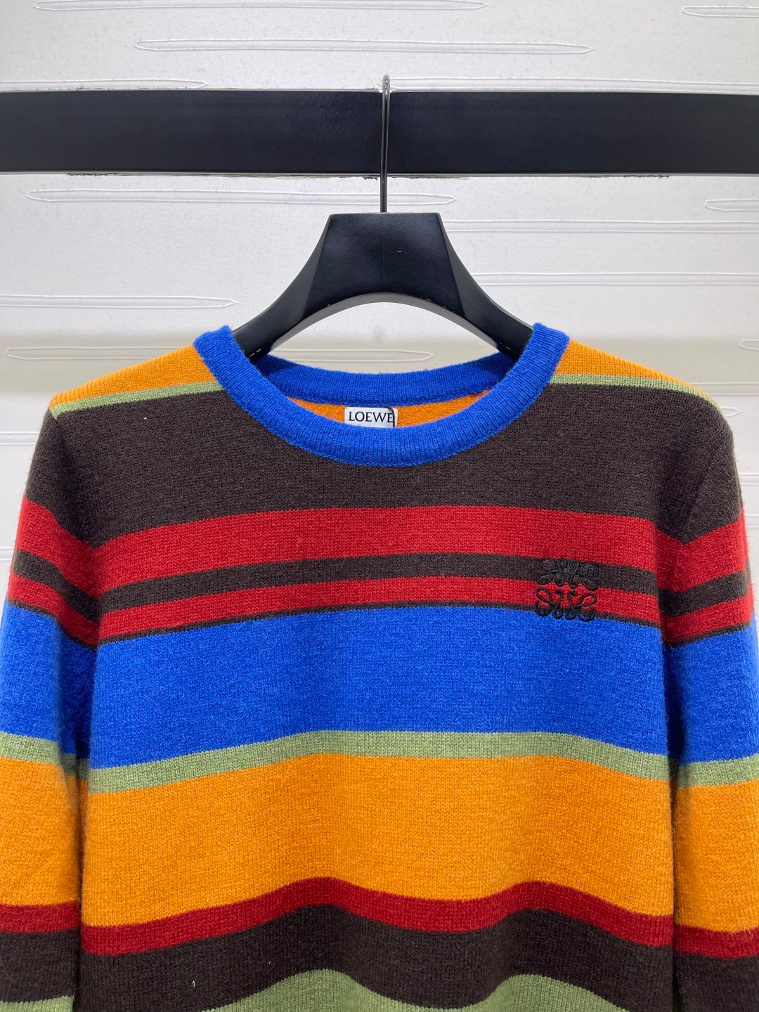Loewe Multicolor Striped Knit Sweater 439926