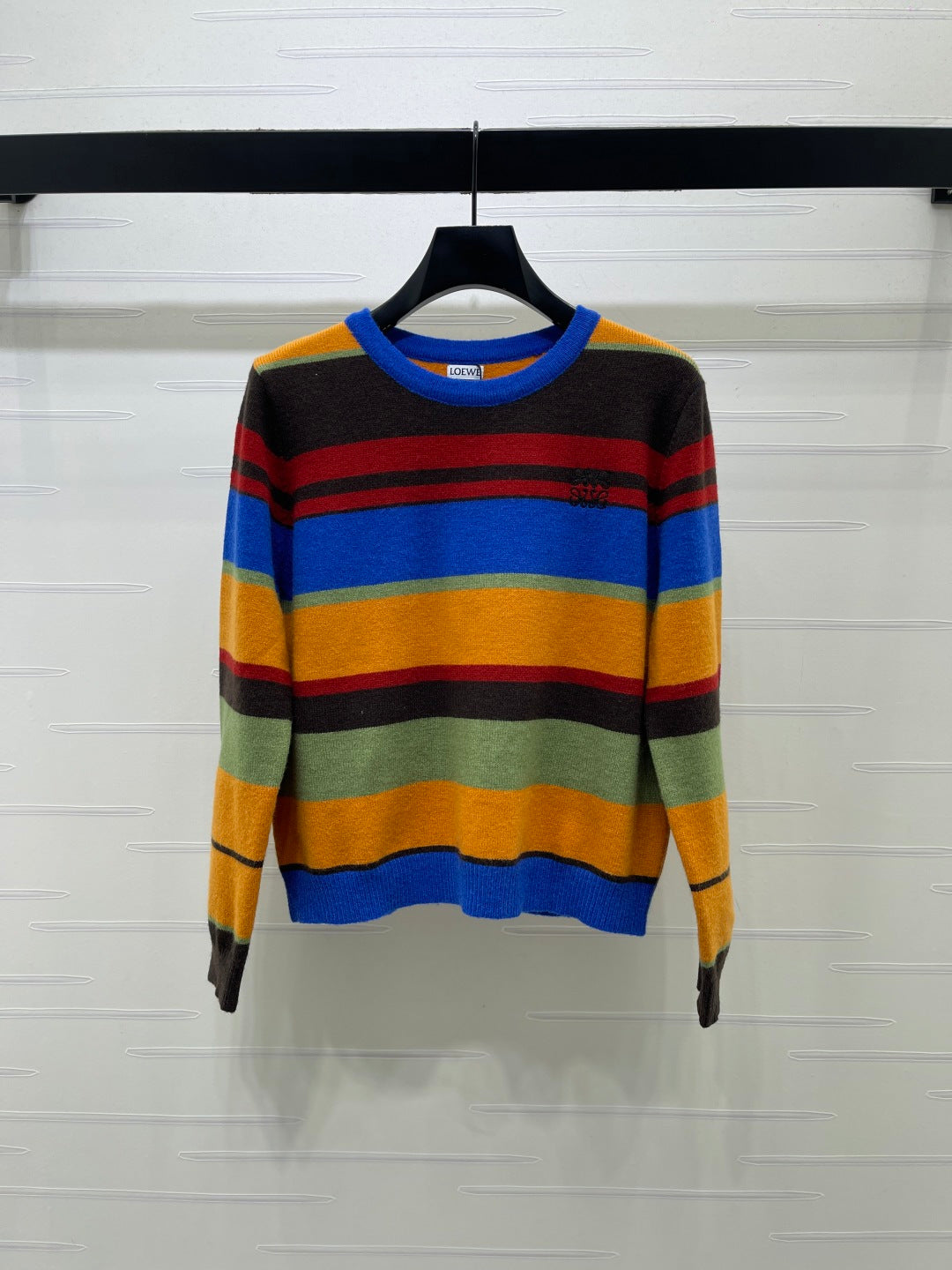 Loewe Multicolor Striped Knit Sweater 439926