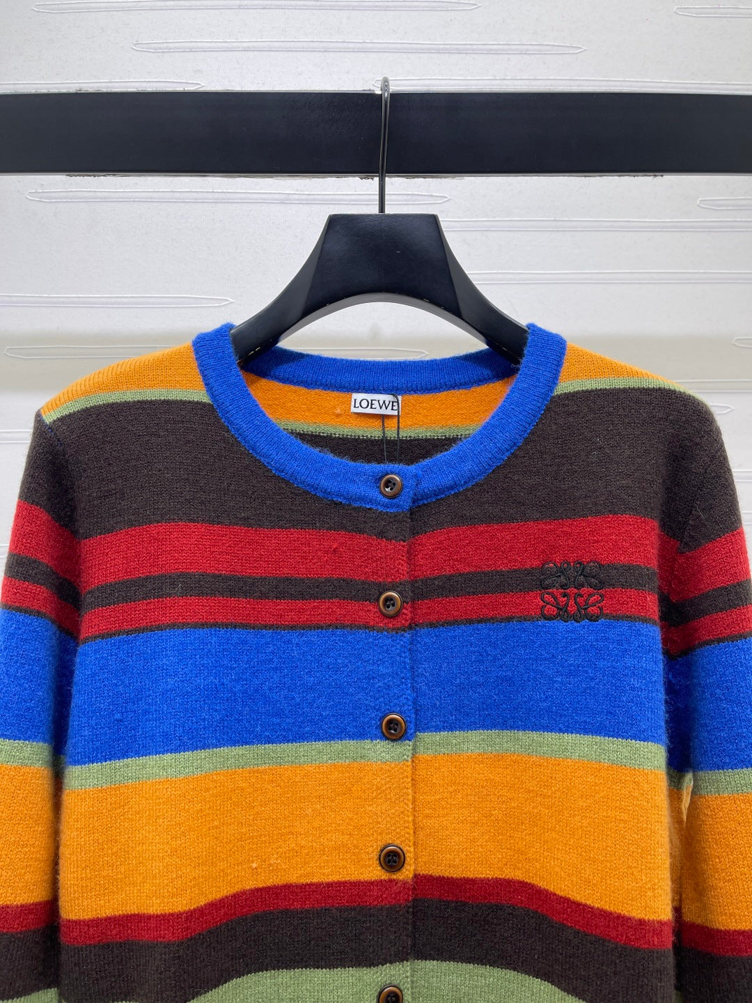 Loewe 26s Multicolor Striped Knit Cardigan 439922