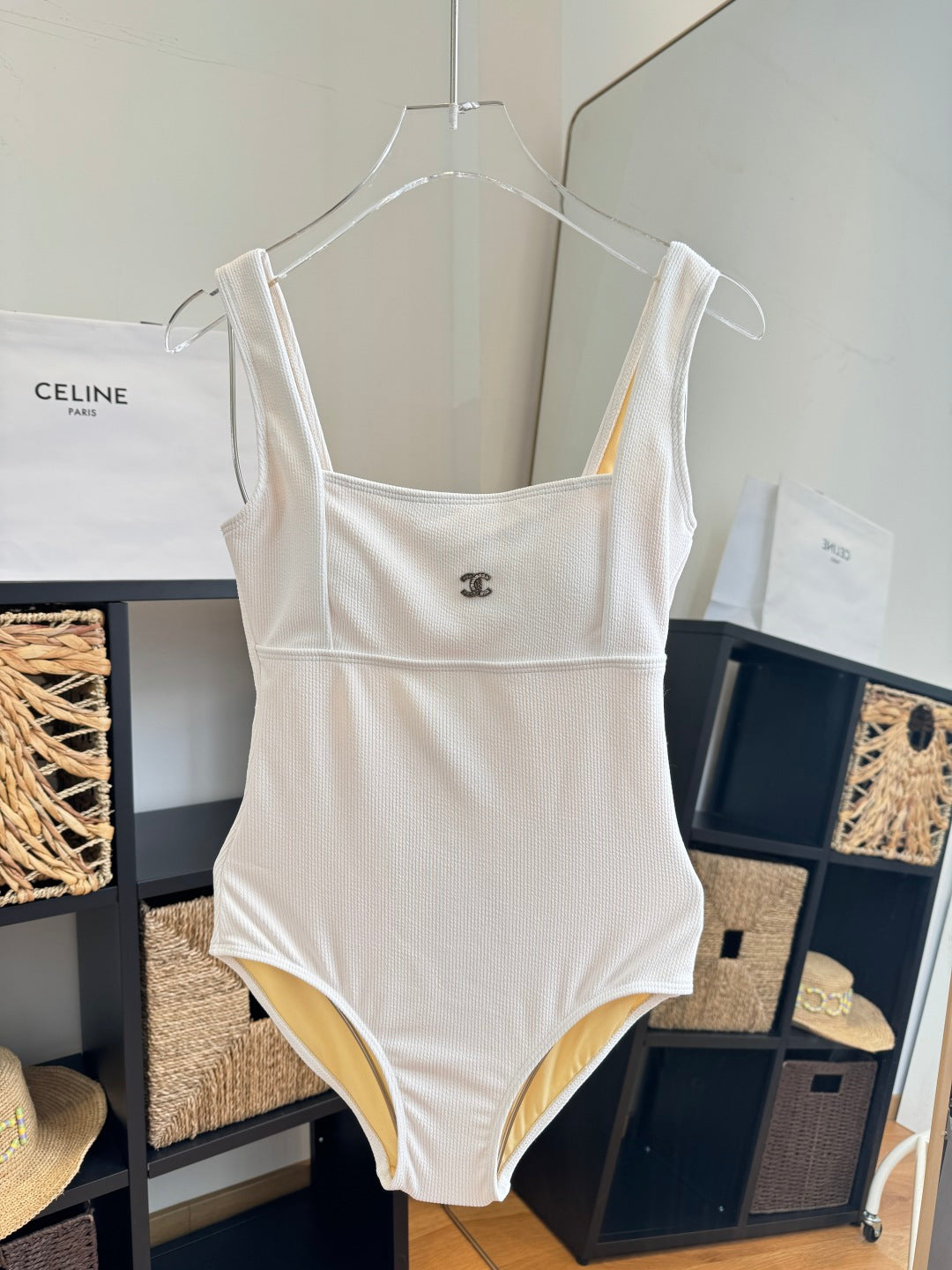 Chanel Bikini White Cotton 185839