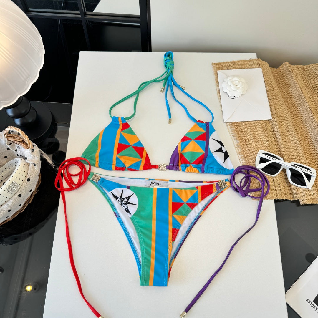 Loewe Two-Piece Bikini Colorful 203026