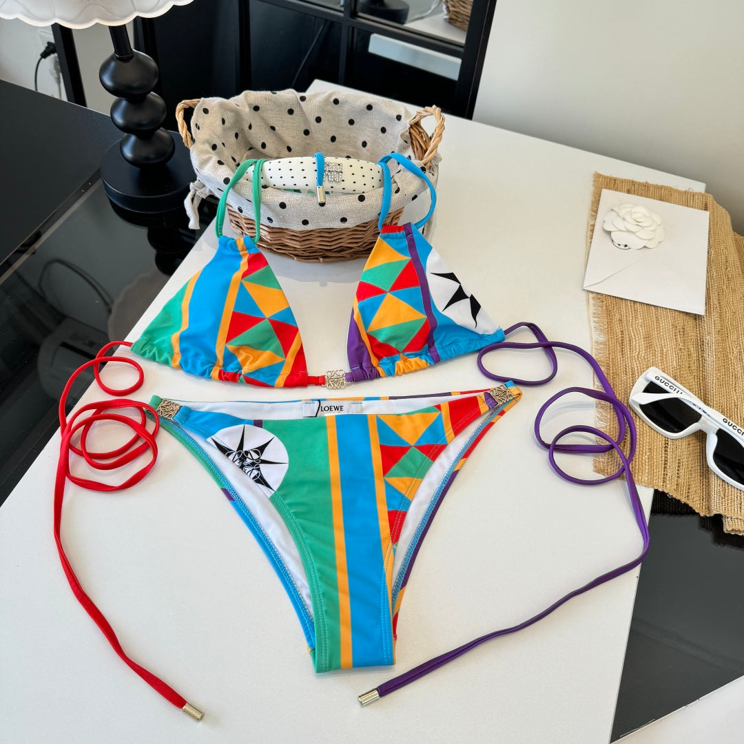 Loewe Two-Piece Bikini Colorful 203026