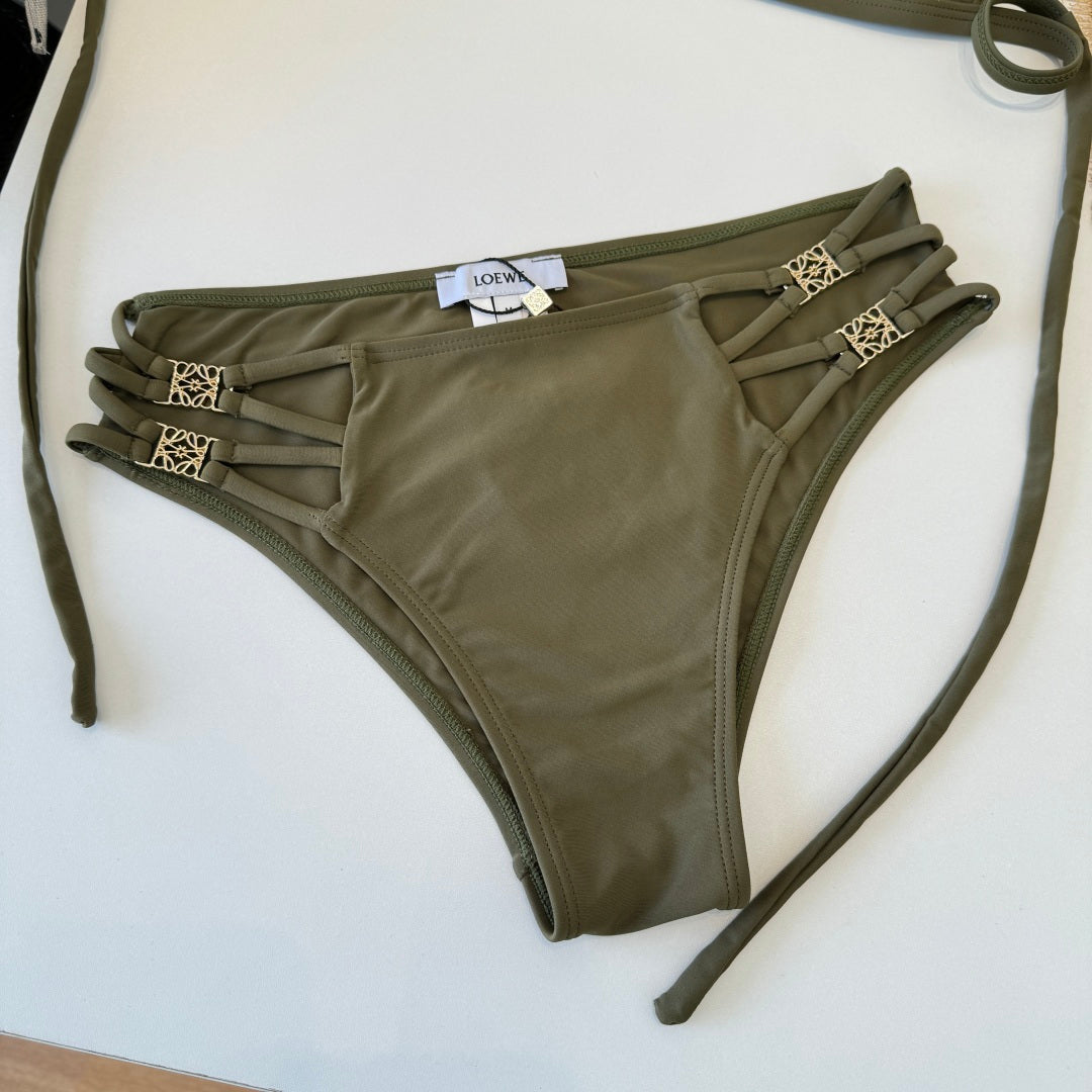 Loewe Two-Piece Bikini Olive 203028