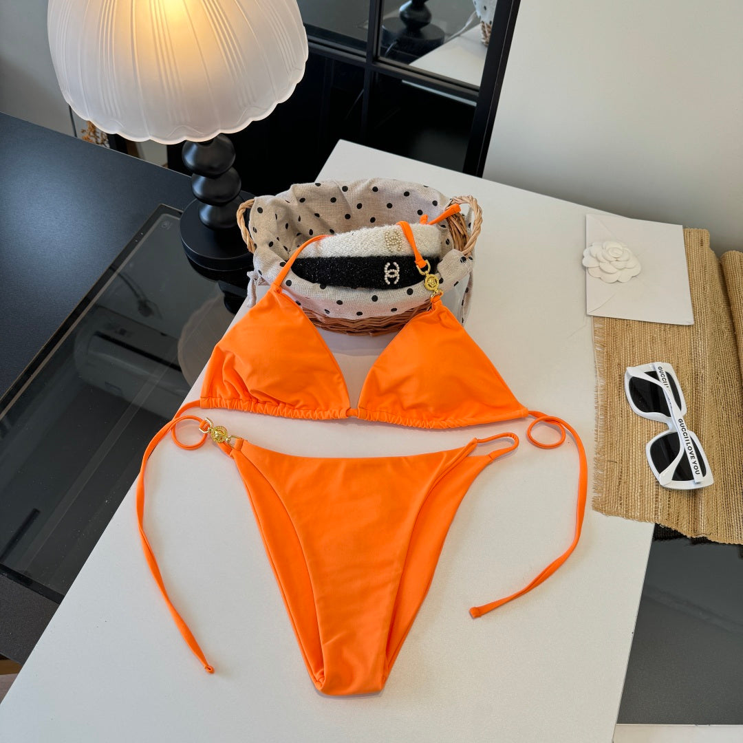 Versace Two-Piece Bikini Orange 203035