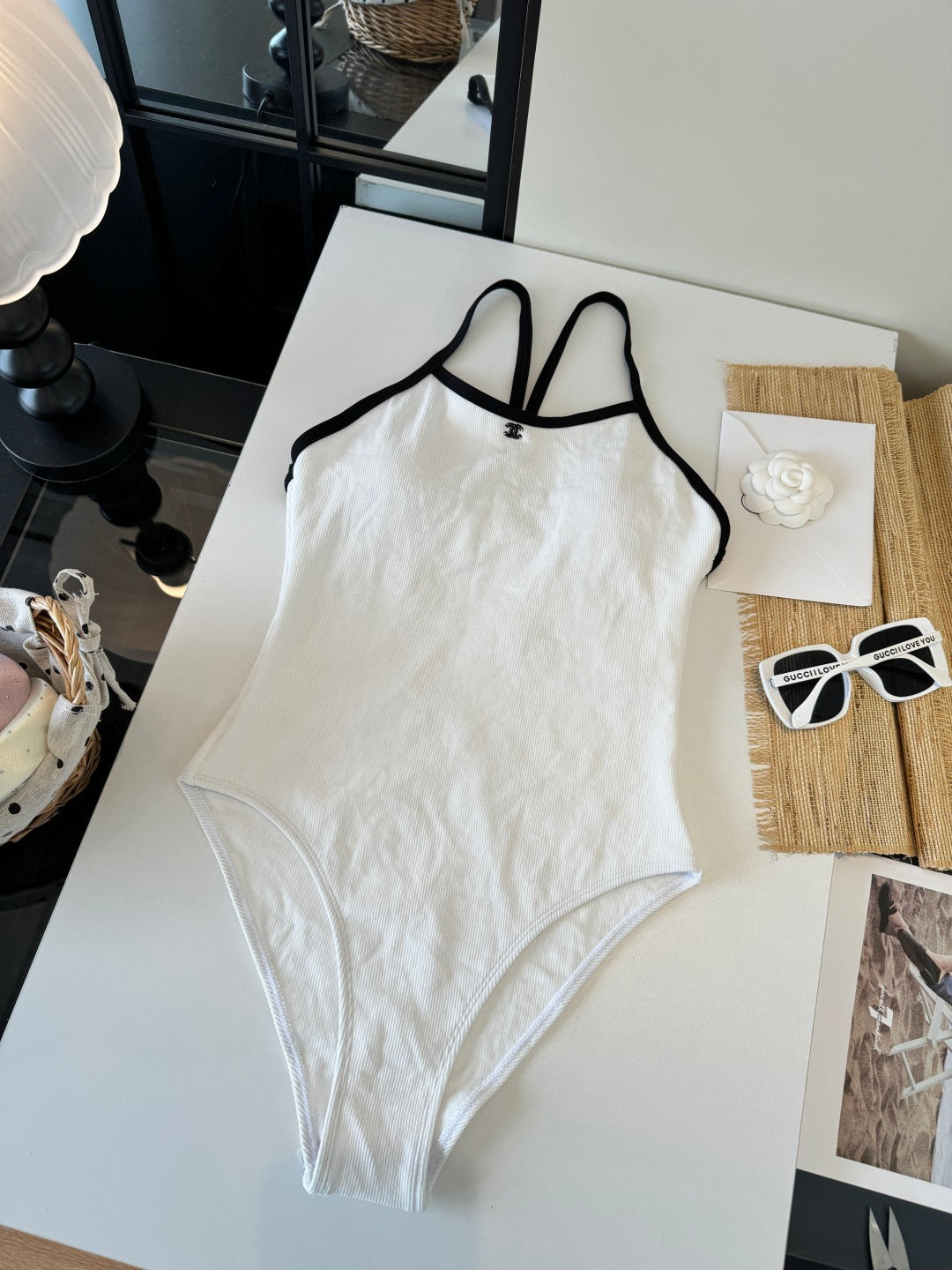 CC 26s One-Piece Bikini White 201807