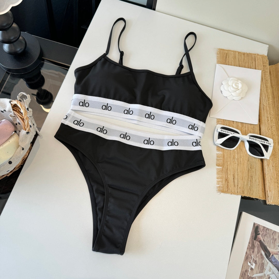 Alo 26s Two-Piece Bikini Black 201809