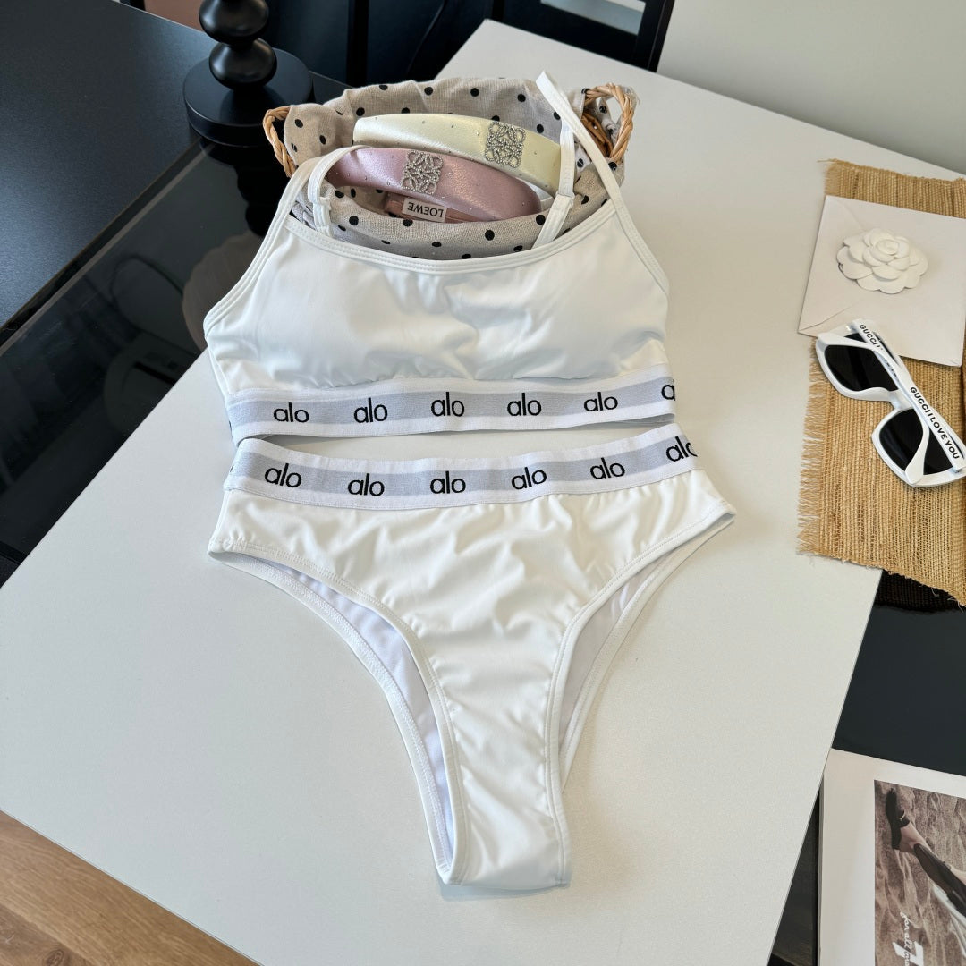 Alo 26s Two-Piece Bikini White 201810