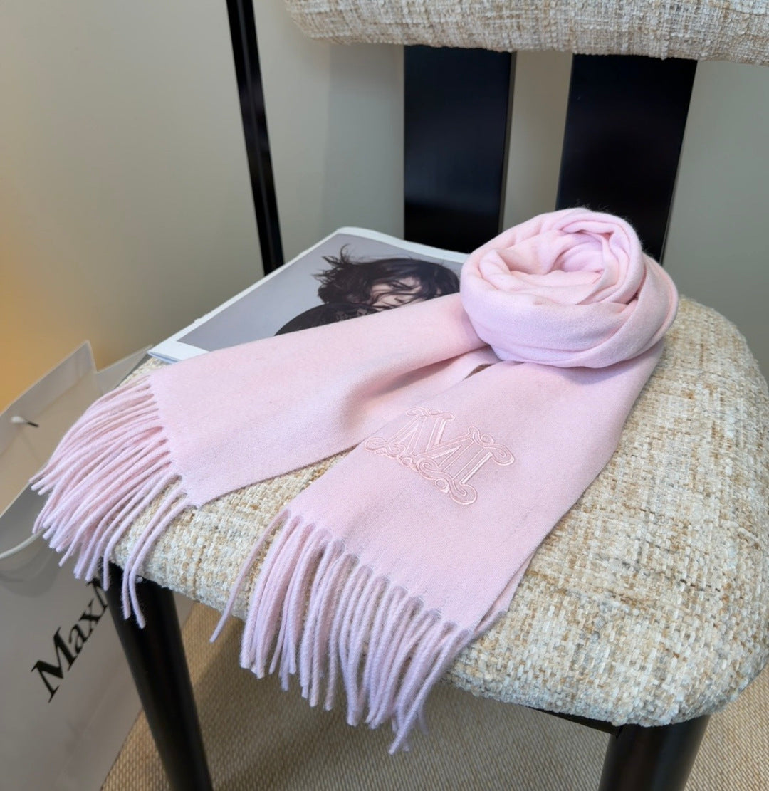 Max Mara Dalia Scarf 36*190cm Light Pink Cashmere 207630