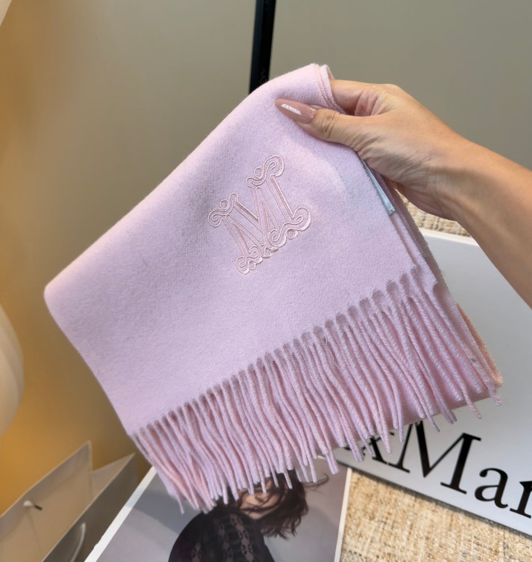 Max Mara Dalia Scarf 36*190cm Light Pink Cashmere 207630