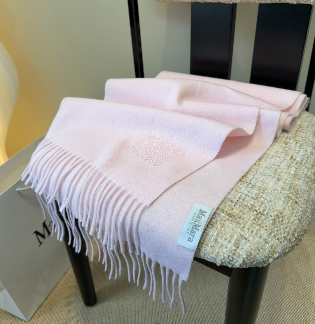 Max Mara Dalia Scarf 36*190cm Light Pink Cashmere 207630