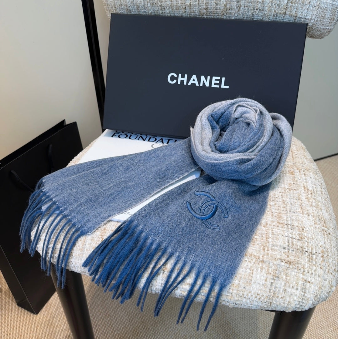 CC Scarf 35*180cm Light Blue Cashmere 207633